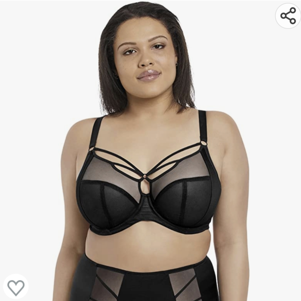 Elomi Sachi Strappy Underwire Plunge Bra 40HH